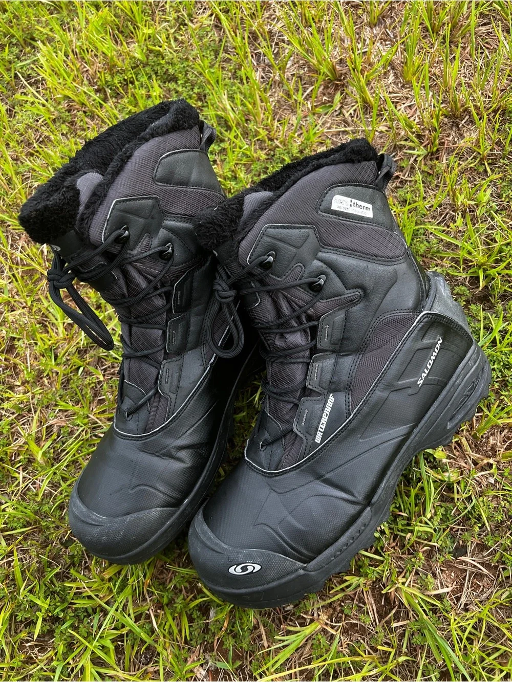 Salomon clean worn